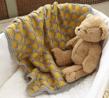 Load image into Gallery viewer, Honeycomb Baby Afghan Knitting Pattern – PDF Download