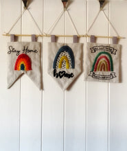 Load image into Gallery viewer, Rainbow Joy Pennant Embroidery Pattern – PDF Download