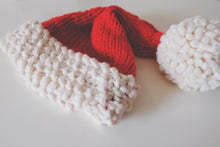 Load image into Gallery viewer, Chunky Knit Santa Hat Pattern - Instant PDF Download