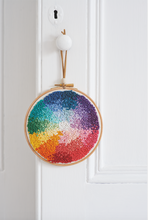 Load image into Gallery viewer, Colour Wheel Wall Art Embroidery Pattern – PDF Download