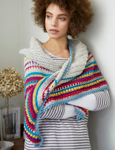 Load image into Gallery viewer, Stash Buster Shawl Crochet Pattern – PDF Download