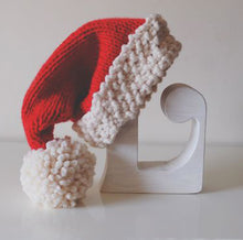 Load image into Gallery viewer, Chunky Knit Santa Hat Pattern - Instant PDF Download