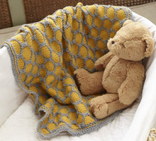 Load image into Gallery viewer, Honeycomb Baby Afghan Knitting Pattern – PDF Download
