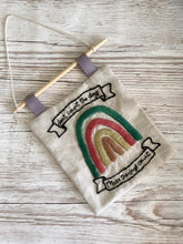 Load image into Gallery viewer, Rainbow Joy Pennant Embroidery Pattern – PDF Download

