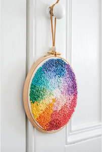 Colour Wheel Wall Art Embroidery Pattern – PDF Download
