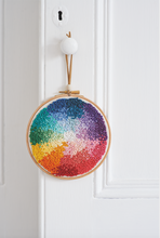 Load image into Gallery viewer, Colour Wheel Wall Art Embroidery Pattern – PDF Download
